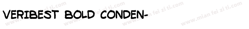 VeriBest Bold Conden字体转换